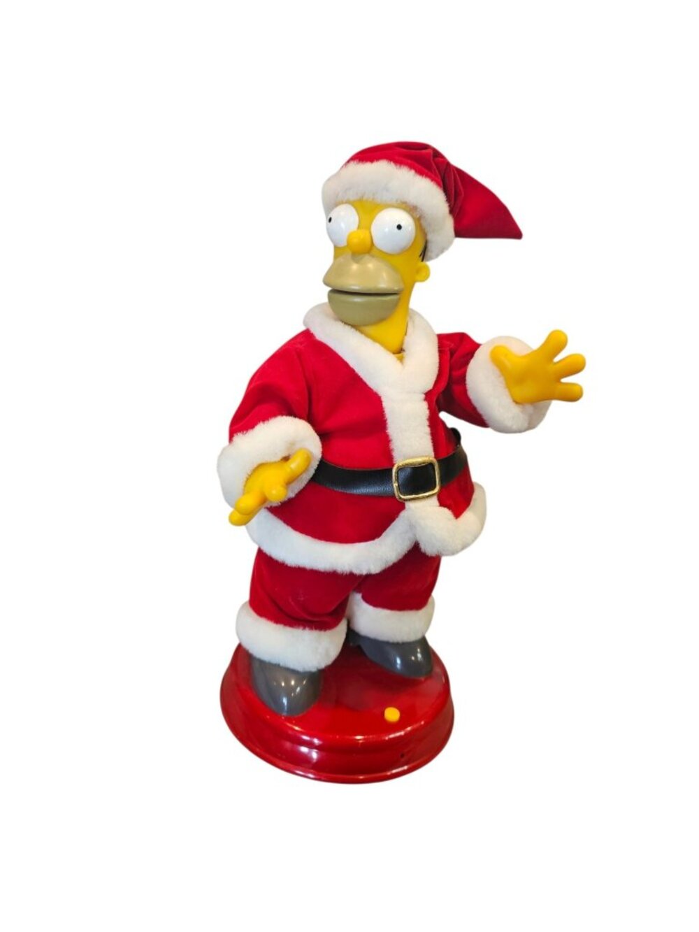 Gemmy The Simpsons Christmas Santa Homer Simpson Talking Partially‎ Works Sings